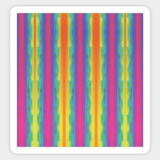 Fractal doors pattern design Sticker